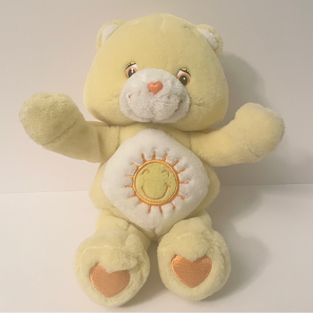 Vintage Care Bears 2004 Funshine Bear Hugging Plush